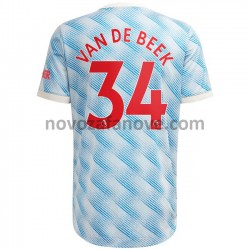 Nogometni Dres Manchester United Donny Van De Beek 34 Gostujući 2021-2022 Kratkih Rukava
