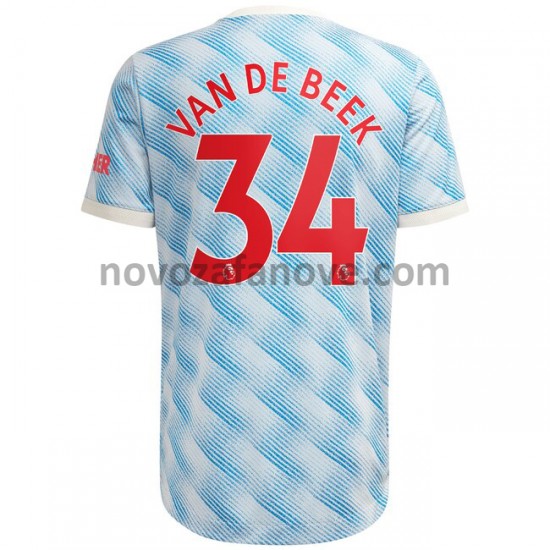 Nogometni Dres Manchester United Donny Van De Beek 34 Gostujući 2021-2022 Kratkih Rukava