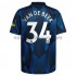 Nogometni Dres Manchester United Donny van de Beek 34 Treći 2021-2022 Kratkih Rukava