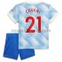 Nogometni Dres Manchester United Edinson Cavani 21 Dječji Gostujući 2021-2022 Kratkih Rukava