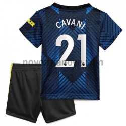 Nogometni Dres Manchester United Edinson Cavani 21 Dječji Treći 2021-2022 Kratkih Rukava