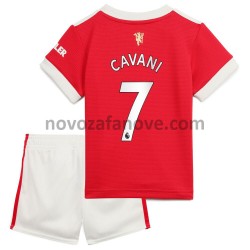 Nogometni Dres Manchester United Edinson Cavani 7 Dječji Domaći 2021-2022 Kratkih Rukava
