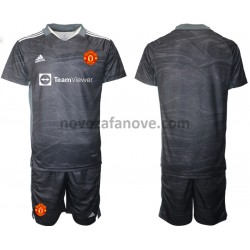 Nogometni Dres Manchester United Golmanski Dječji Gostujući 2021-2022 Kratkih Rukava
