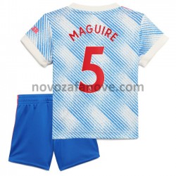 Nogometni Dres Manchester United Harry Maguire 5 Dječji Gostujući 2021-2022 Kratkih Rukava