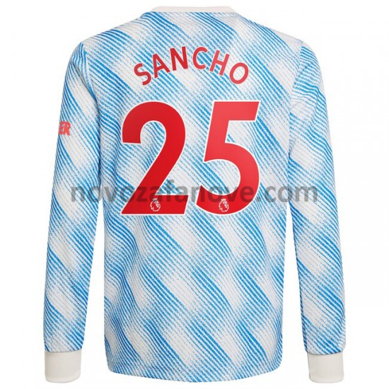 Nogometni Dres Manchester United Jadon Sancho 25 Gostujući 2021-2022 Dugim Rukavima