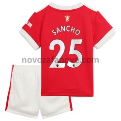 Nogometni Dres Manchester United Jadon Sancho 25 Dječji Domaći 2021-2022 Kratkih Rukava