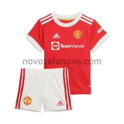 Nogometni Dres Manchester United Dječji Domaći 2021-2022 Kratkih Rukava
