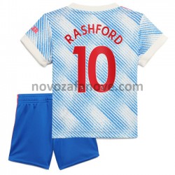 Nogometni Dres Manchester United Marcus Rashford 10 Dječji Gostujući 2021-2022 Kratkih Rukava