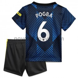 Nogometni Dres Manchester United Paul Pogba 6 Dječji Treći 2021-2022 Kratkih Rukava