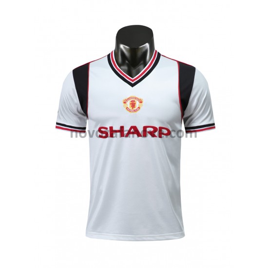 Nogometni Dres Manchester United Retro Gostujući 1985 Kratkih Rukava