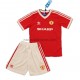 Nogometni Dres Manchester United Retro Dječji Domaći 1984 Kratkih Rukava