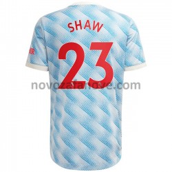 Nogometni Dres Manchester United Shaw 23 Gostujući 2021-2022 Kratkih Rukava