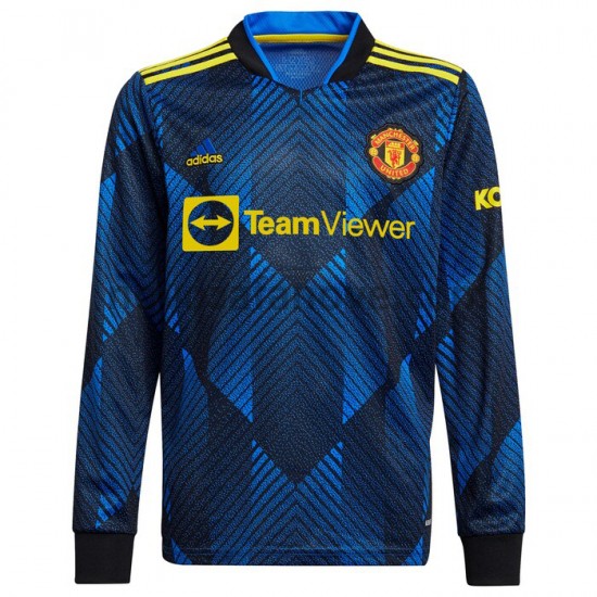 Nogometni Dres Manchester United Treći 2021-2022 Dugim Rukavima