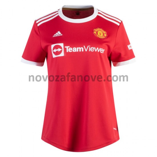 Nogometni Dres Manchester United Ženska Domaći 2021-2022 Kratkih Rukava