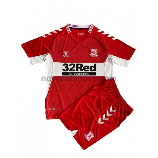Nogometni Dres Middlesbrough Dječji Domaći 2021-2022 Kratkih Rukava