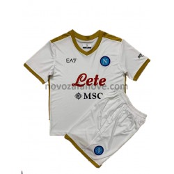 Nogometni Dres SSC Napoli Dječji Gostujući 2021-2022 Kratkih Rukava