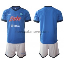Nogometni Dres SSC Napoli Dječji Domaći 2021-2022 Kratkih Rukava