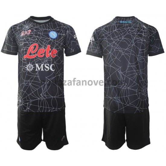 Nogometni Dres SSC Napoli Special Dječji Domaći 2021-2022 Kratkih Rukava