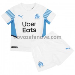 Nogometni Dres Olympique de Marseille Dječji Domaći 2021-2022 Kratkih Rukava