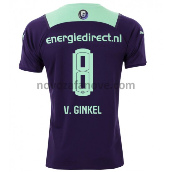 Nogometni Dres PSV Eindhoven Marco van Ginkel 8 Gostujući 2021-2022 Kratkih Rukava