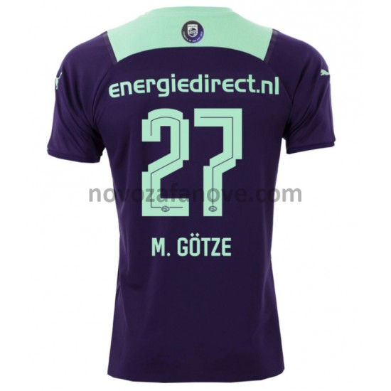 Nogometni Dres PSV Eindhoven Mario Gotze 27 Gostujući 2021-2022 Kratkih Rukava