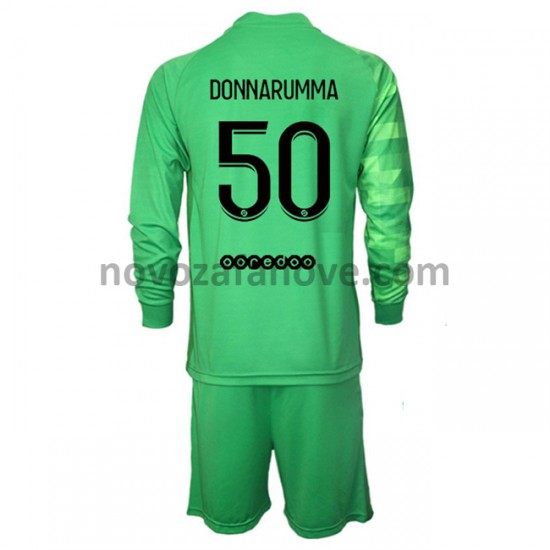 Nogometni Dres Paris Saint-Germain Golmanski Gianluigi Donnarumma 50 Dječji Treći 2021-2022 Dugim Rukavima