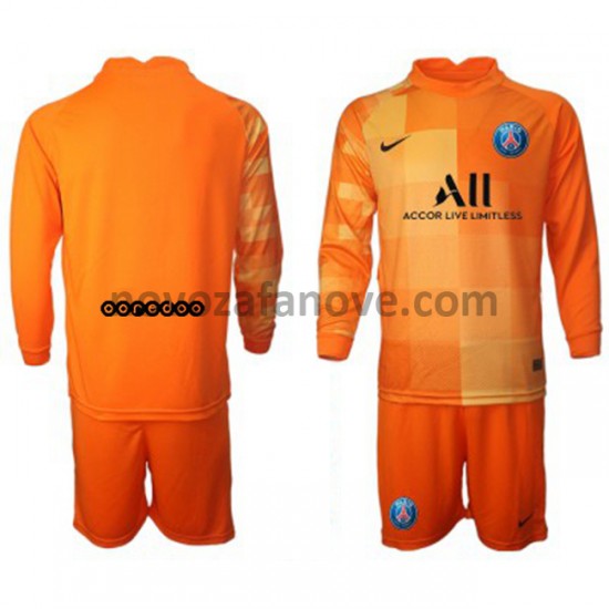 Nogometni Dres Paris Saint-Germain Golmanski Dječji Domaći 2021-2022 Dugim Rukavima