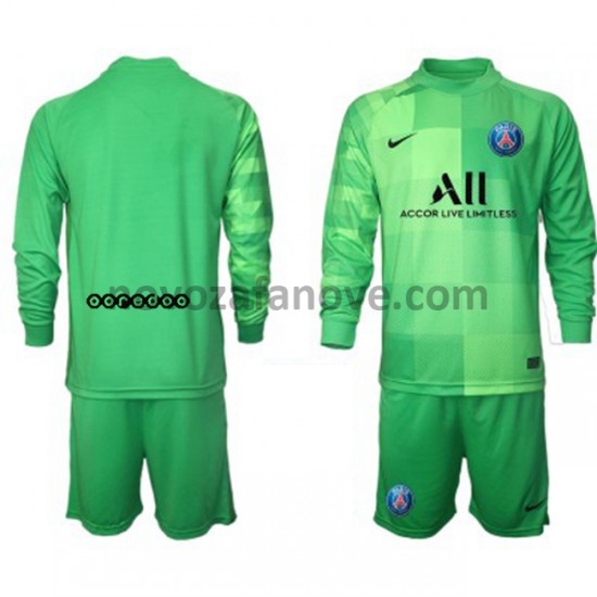 Nogometni Dres Paris Saint-Germain Golmanski Dječji Treći 2021-2022 Dugim Rukavima