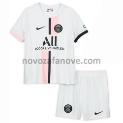 Nogometni Dres Paris Saint-Germain Dječji Gostujući 2021-2022 Kratkih Rukava