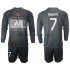 Nogometni Dres Paris Saint-Germain Kylian Mbappé 7 Dječji Treći 2021-2022 Dugim Rukavima