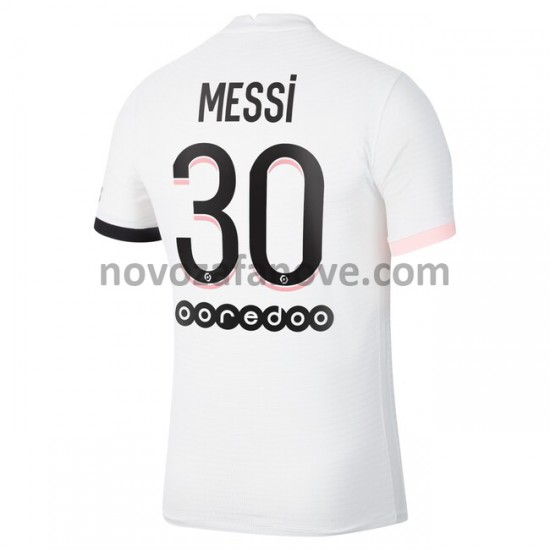 Nogometni Dres Paris Saint-Germain Lionel Messi 30 Gostujući 2021-2022 Kratkih Rukava