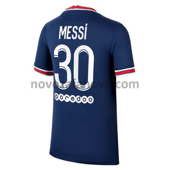 Nogometni Dres Paris Saint-Germain Lionel Messi 30 Domaći 2021-2022 Kratkih Rukava