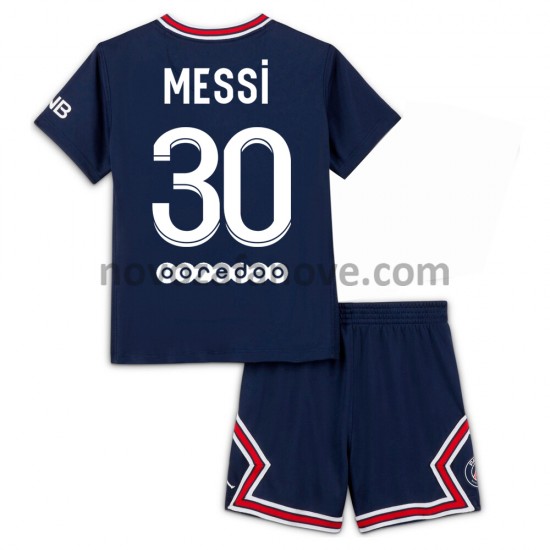 Nogometni Dres Paris Saint-Germain Lionel Messi 30 Dječji Domaći 2021-2022 Kratkih Rukava