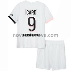 Nogometni Dres Paris Saint-Germain Mauro Icardi 9 Dječji Gostujući 2021-2022 Kratkih Rukava