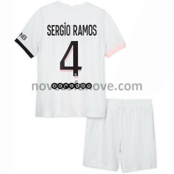 Nogometni Dres Paris Saint-Germain Sergio Ramos 4 Dječji Gostujući 2021-2022 Kratkih Rukava