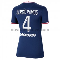 Nogometni Dres Paris Saint-Germain Sergio Ramos 4 Ženska Domaći 2021-2022 Kratkih Rukava