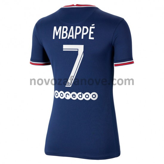 Nogometni Dres Paris Saint-Germain Kylian Mbappé 7 Ženska Domaći 2021-2022 Kratkih Rukava