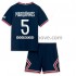 Nogometni Dres Paris Saint-Germain Marquinhos 5 Dječji Domaći 2021-2022 Kratkih Rukava
