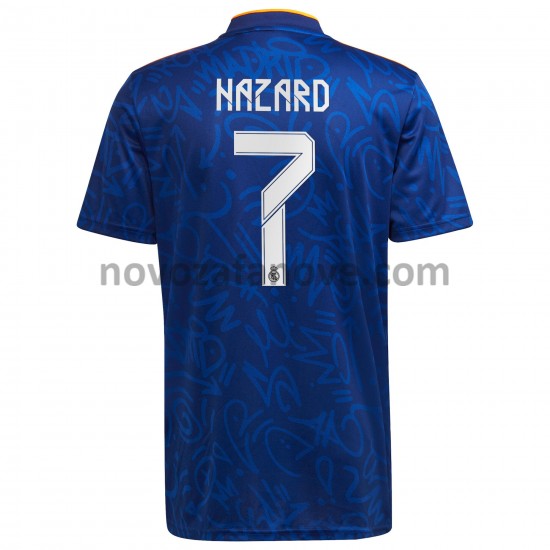 Nogometni Dres Real Madrid Eden Hazard 7 Gostujući 2021-2022 Kratkih Rukava