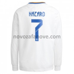 Nogometni Dres Real Madrid Eden Hazard 7 Domaći 2021-2022 Dugim Rukavima