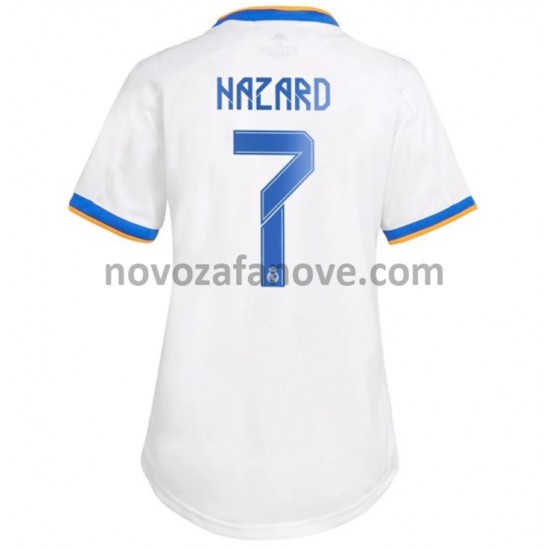 Nogometni Dres Real Madrid Eden Hazard 7 Ženska Domaći 2021-2022 Kratkih Rukava