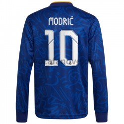 Nogometni Dres Real Madrid Luka Modrić 10 Gostujući 2021-2022 Dugim Rukavima
