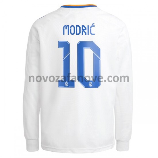 Nogometni Dres Real Madrid Luka Modrić 10 Domaći 2021-2022 Dugim Rukavima