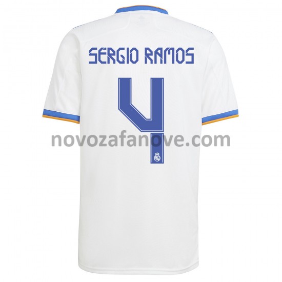 Nogometni Dres Real Madrid Sergio Ramos 4 Domaći 2021-2022 Kratkih Rukava