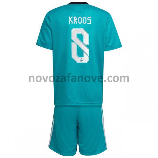 Nogometni Dres Real Madrid Toni Kroos 8 Dječji Treći 2021-2022 Kratkih Rukava