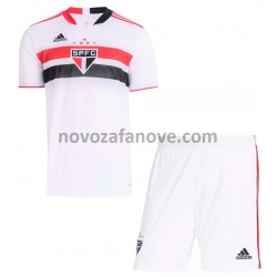Nogometni Dres São Paulo Dječji Domaći 2021-2022 Kratkih Rukava