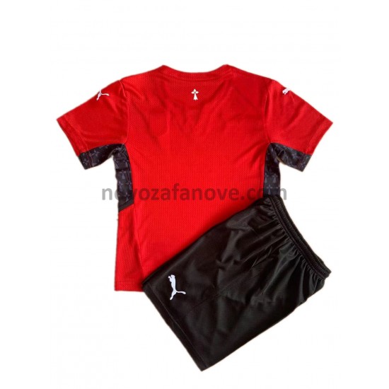 Nogometni Dres Stade Rennais Dječji Domaći 2021-2022 Kratkih Rukava