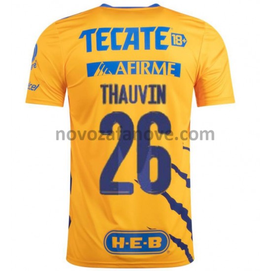 Nogometni Dres Tigres UANL Florian Thauvin 26 Domaći 2021-2022 Kratkih Rukava