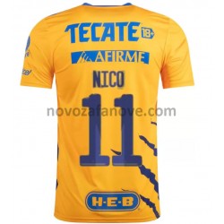 Nogometni Dres Tigres UANL Nico Lopez 11 Domaći 2021-2022 Kratkih Rukava