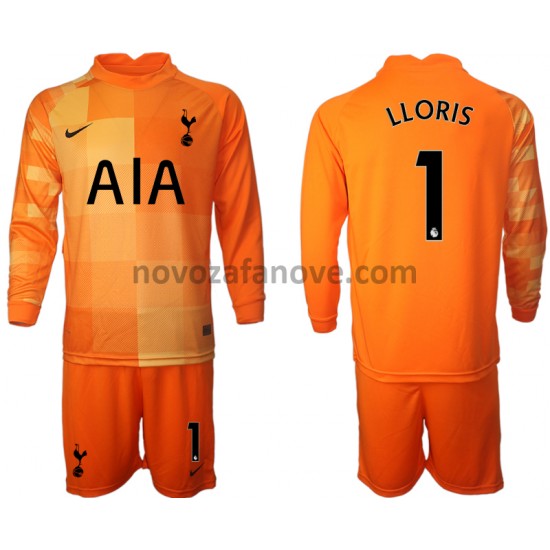 Nogometni Dres Tottenham Hotspur Hugo Lloris 1 Golmanski Dječji Treći 2021-2022 Dugim Rukavima